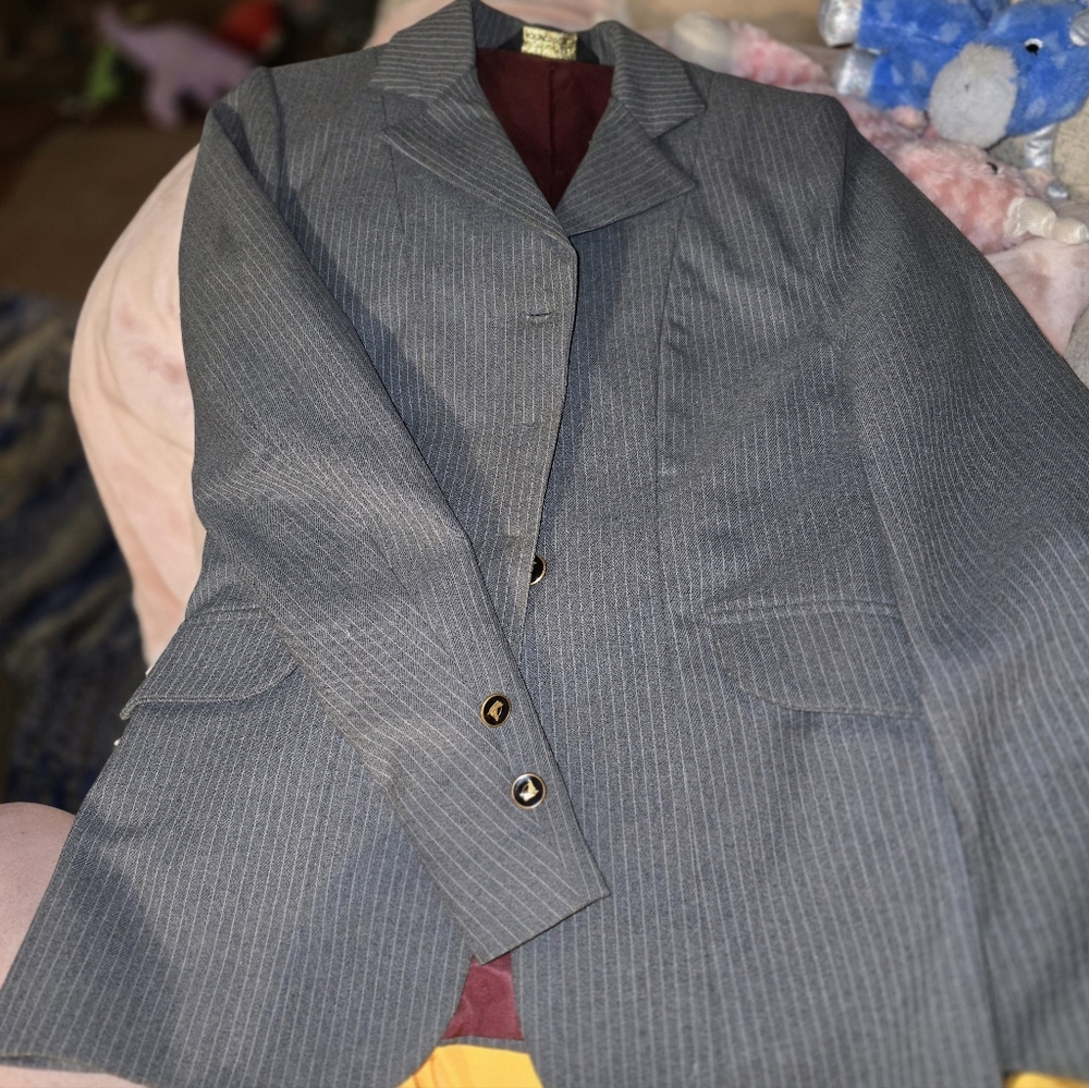 Foxwood MFG Livery Riding Apparel Show Jacket Equestrian Horse Jockey Blazer
